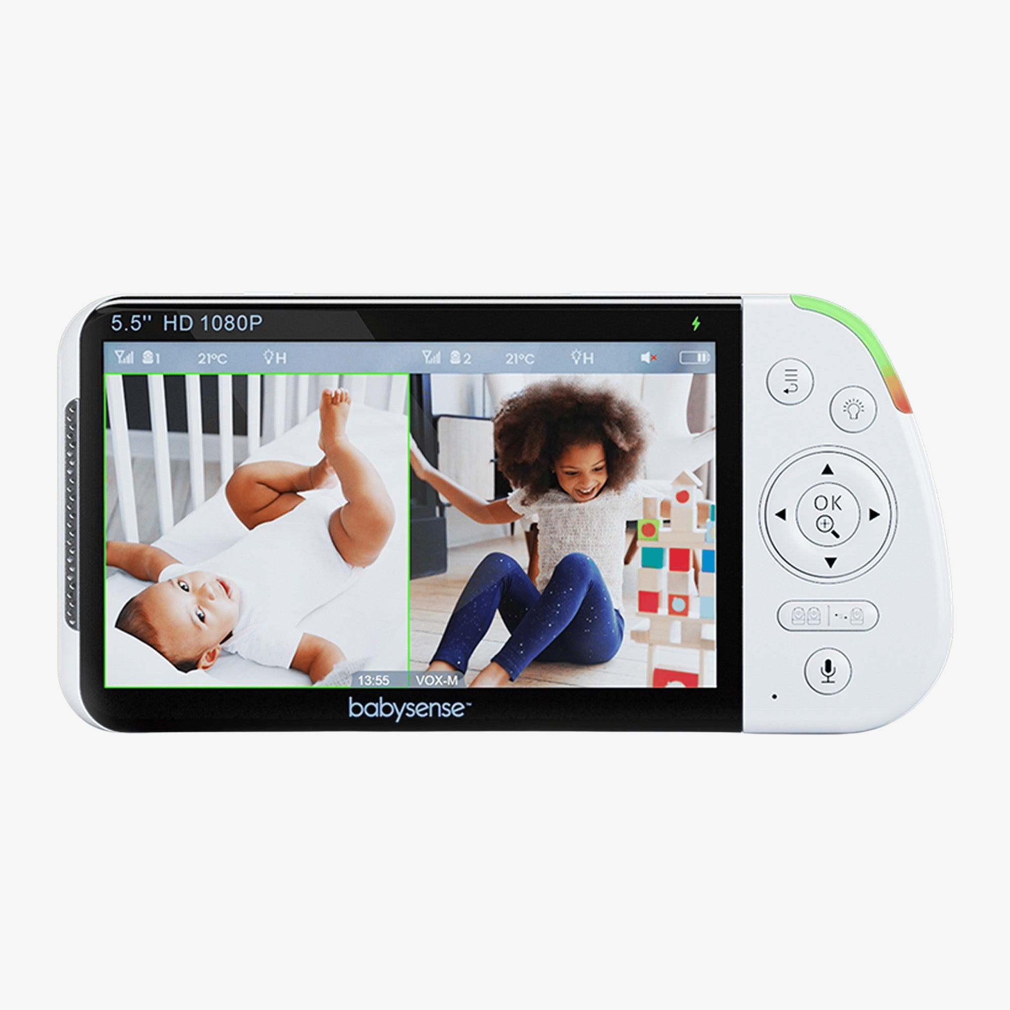 Unité parents pour moniteur vidéo pour bébé à écran partagé de 5,5" MaxView Pro