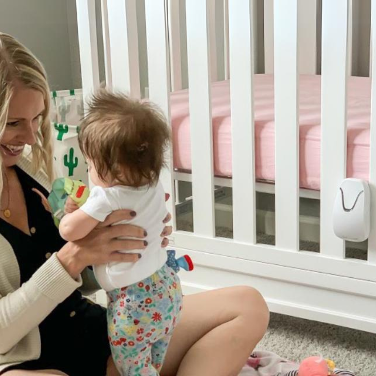 Babysense 7: Moniteur de Respiration, Alerte en Temps Réel en cas d'Absence de Respiration et d'Irregularités, Certifié Médical, Surveillance Complète pour un Sommeil Sûr