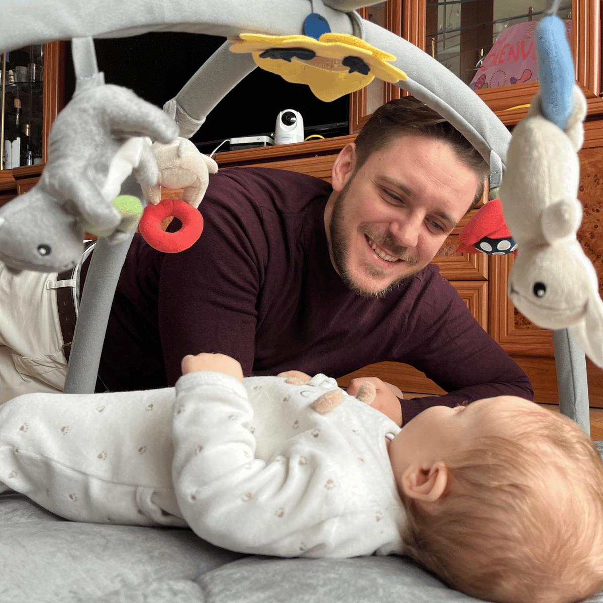 Babysense Pack 2-en-1 : Vidéophone bébé 2 caméras écran partagé + Moniteur respiratoire avec alertes en temps réel