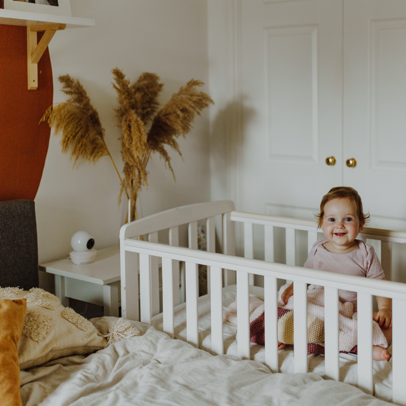 Babysense HD S2: Babyphone 1 Caméra, Écran Partagé Monitor & Bebe Veilleuse, Sans Wi-Fi
