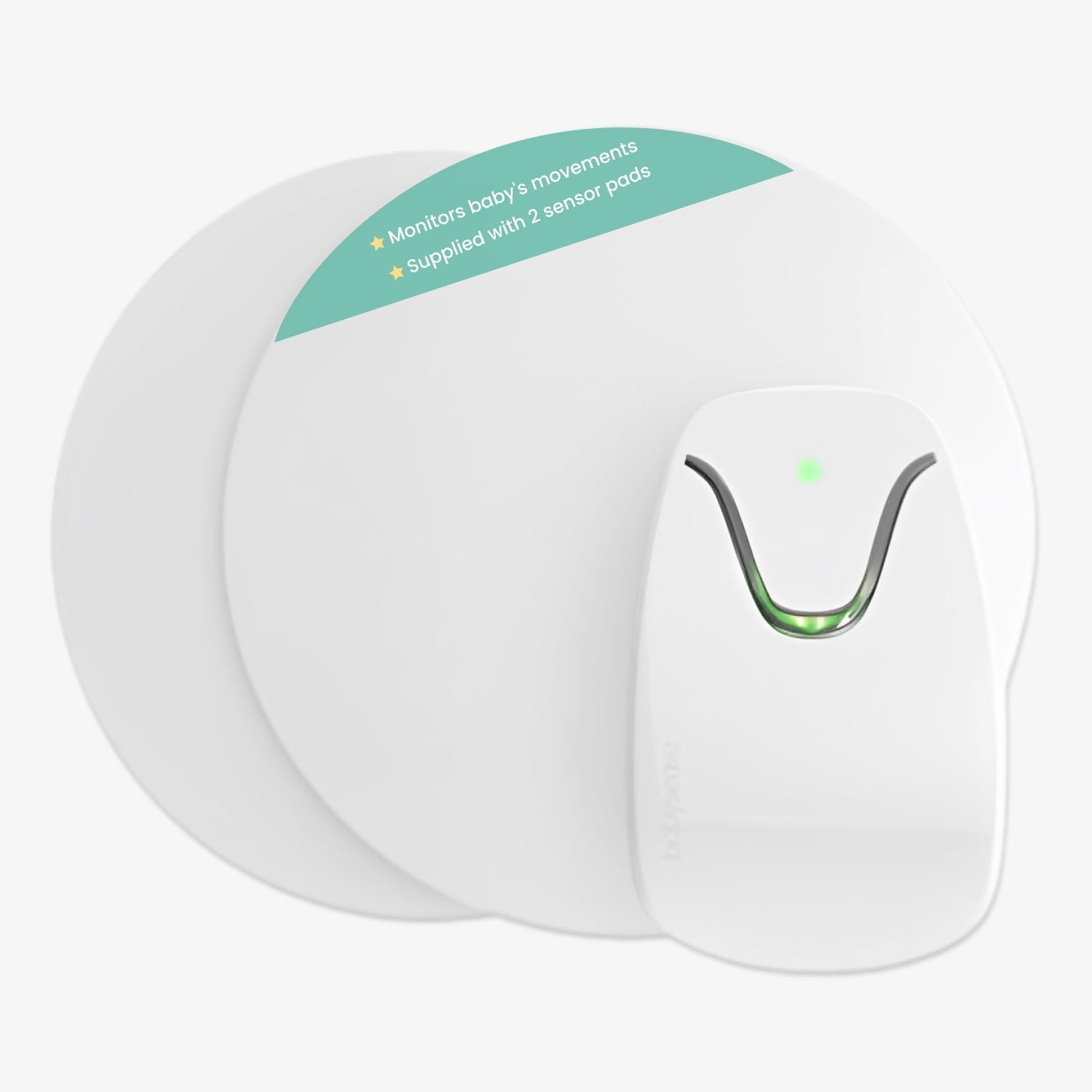 Babysense 7: Moniteur de Respiration, Alerte en Temps Réel en cas d'Absence de Respiration et d'Irregularités, Certifié Médical, Surveillance Complète pour un Sommeil Sûr
