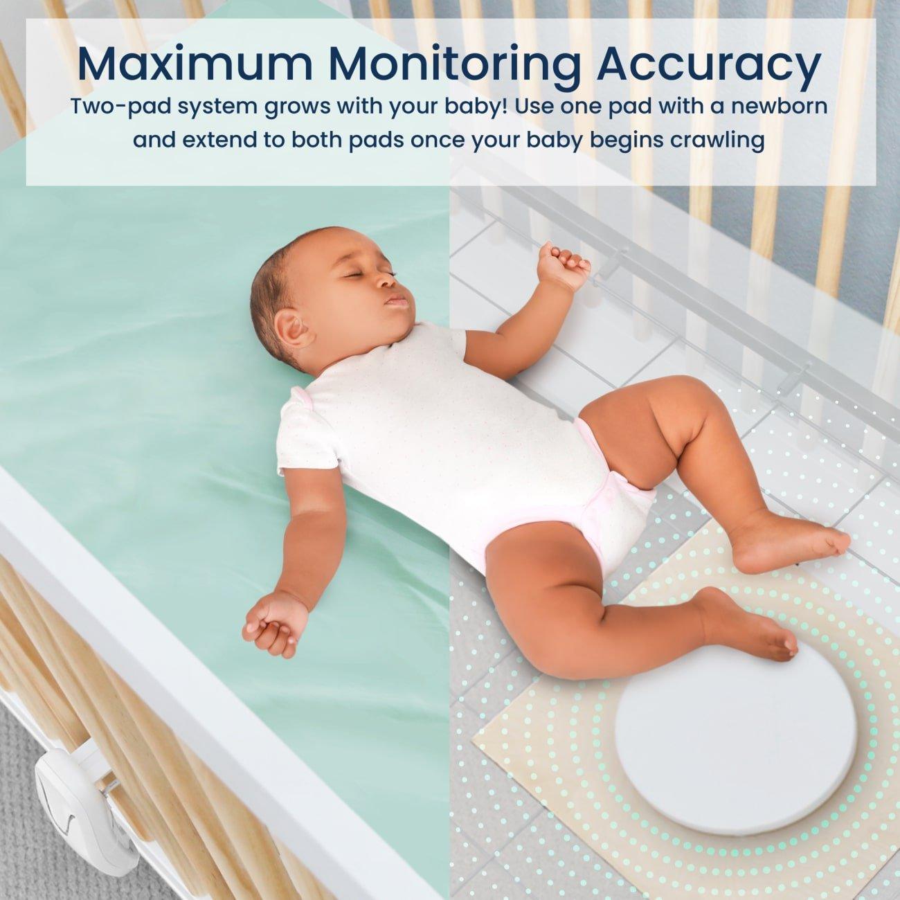Babysense Pack 2-en-1 : Vidéophone bébé 2 caméras écran partagé + Moniteur respiratoire avec alertes en temps réel