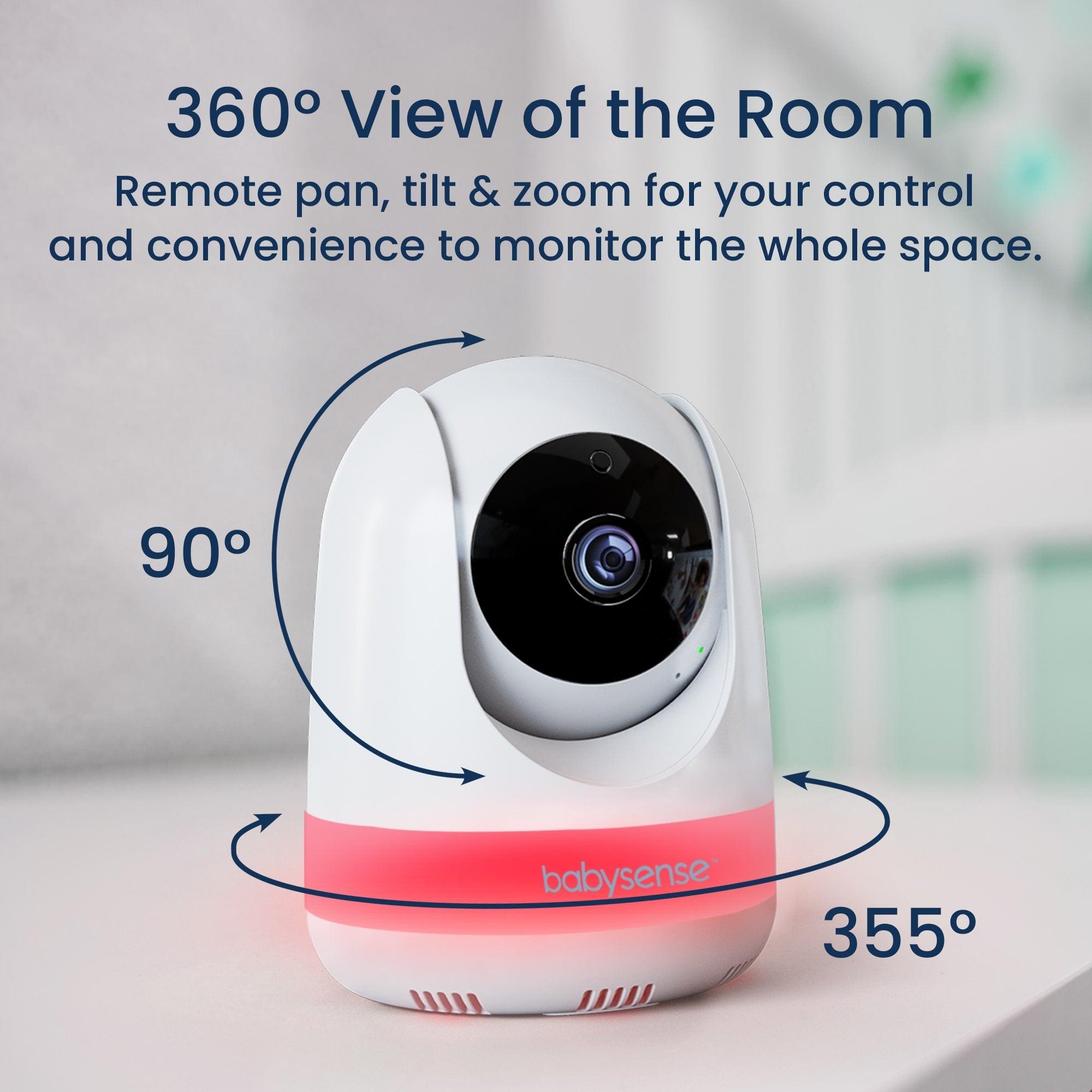 Babysense Pack 2-en-1 : Vidéophone bébé 2 caméras écran partagé + Moniteur respiratoire avec alertes en temps réel